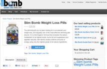 Website that sells Slim Bombs