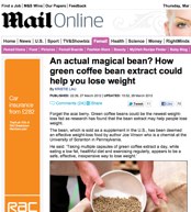 green coffee Daily Mail