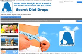 Secret diet drops website UK