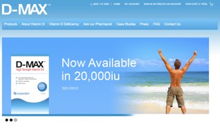 Website for Vitamin Max 2