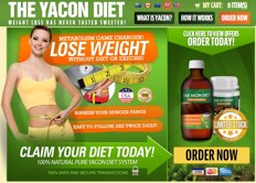 Yacon Diet website for UK