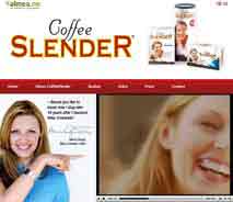 official website of coffee slender