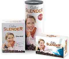 Coffee Slender sachets and diet aid