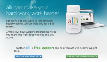 Alli website